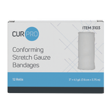 Conforming Stretch Gauze Bandages - Sterile & Non-Sterile