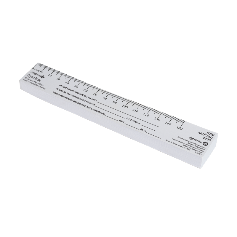 Science Ruler Under Paper DynaRule™ Disposable Paper Ruler – Anchor Simulation