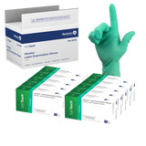 Aloetex Latex Exam Gloves with Aloe, Powder-Free