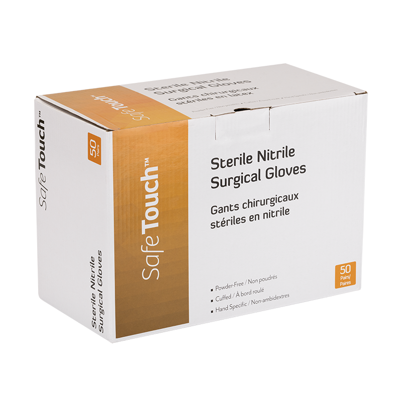 Sterile Nitrile Surgical Gloves, Powder-Free