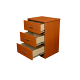 Furniture Three Drawer Nightstand