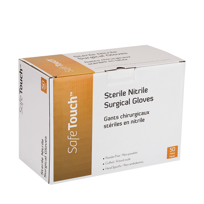 Sterile Nitrile Surgical Gloves, Powder-Free