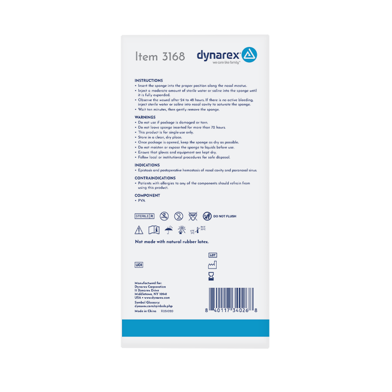 Nasal Sponges, Foil Pack
