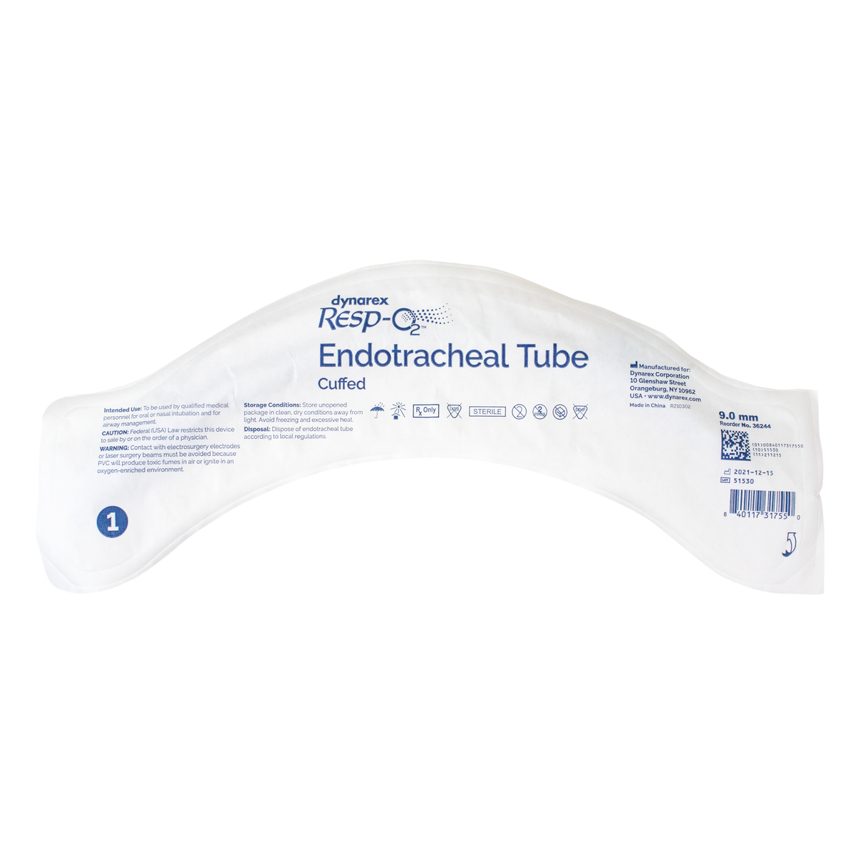 Endotracheal Tube - Cuffed