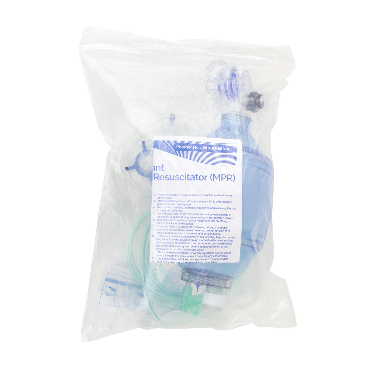Manual Pulmonary Resuscitators (MPR)
