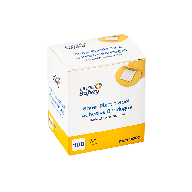 Sheer Plastic Adhesive Bandages — Sterile