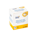 Sheer Plastic Adhesive Bandages — Sterile