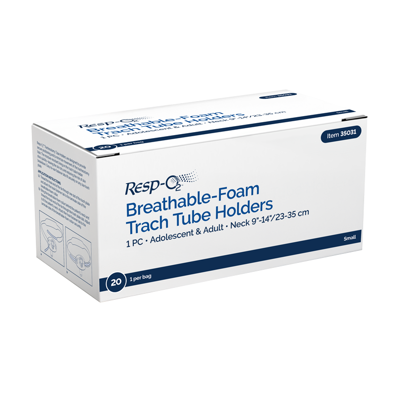Breathable-Foam Trach Tube Holders