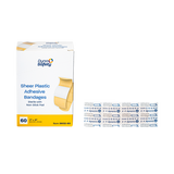 Sheer Plastic Adhesive Bandages — Sterile