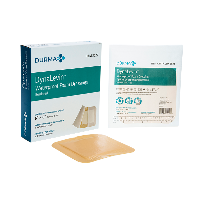 DynaLevin™ Waterproof Adhesive Bordered Foam Dressings