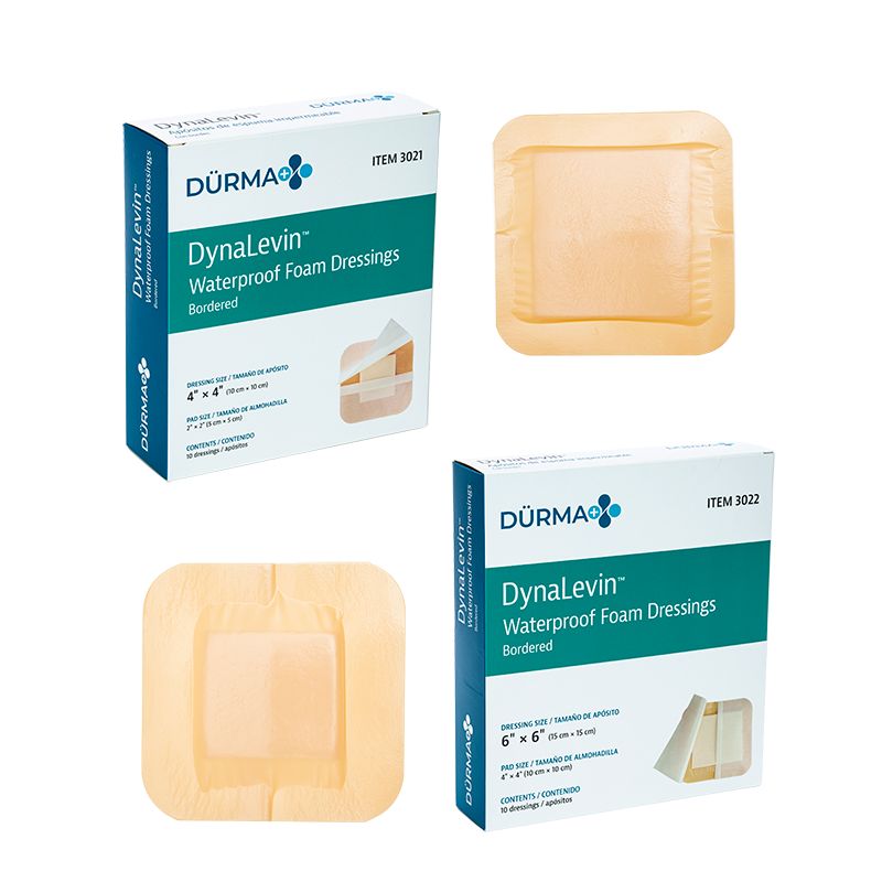 DynaLevin™ Waterproof Adhesive Bordered Foam Dressings