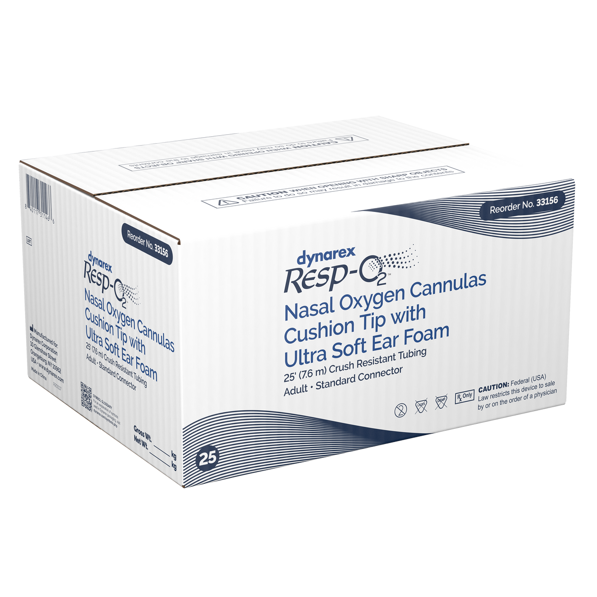 Nasal Oxygen Cannulas - Cushion Tip with Ultra Soft Ear Foam