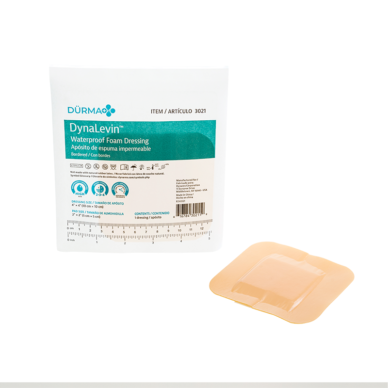 DynaLevin™ Waterproof Adhesive Bordered Foam Dressings