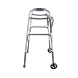 Bariatric Dual Release Folding Walker with Wheels
