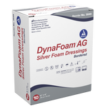 DynaFoam™ AG Bordered Foam Dressing - 4"x4"