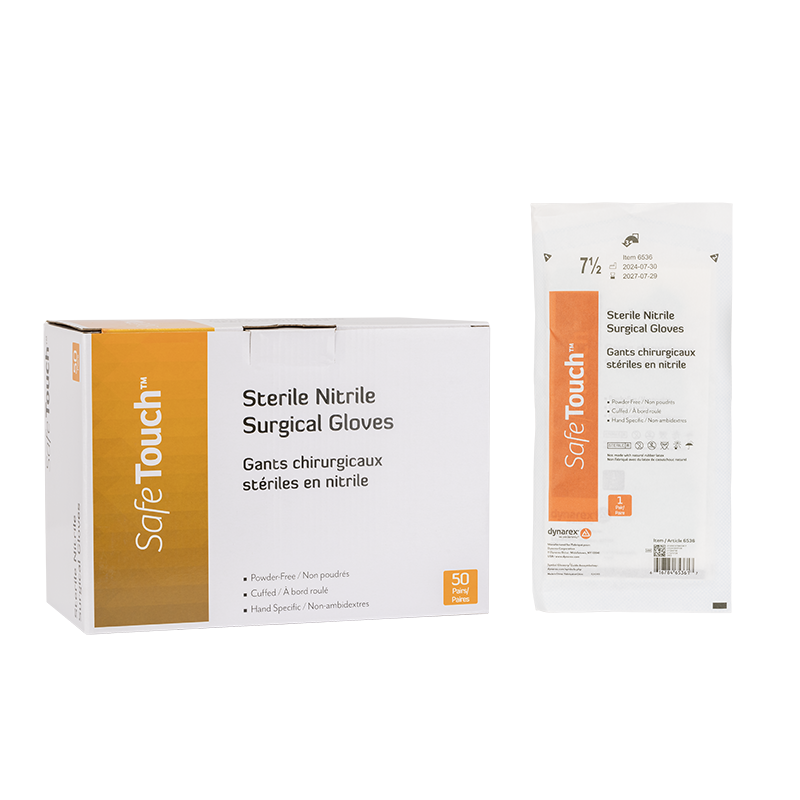 Sterile Nitrile Surgical Gloves, Powder-Free