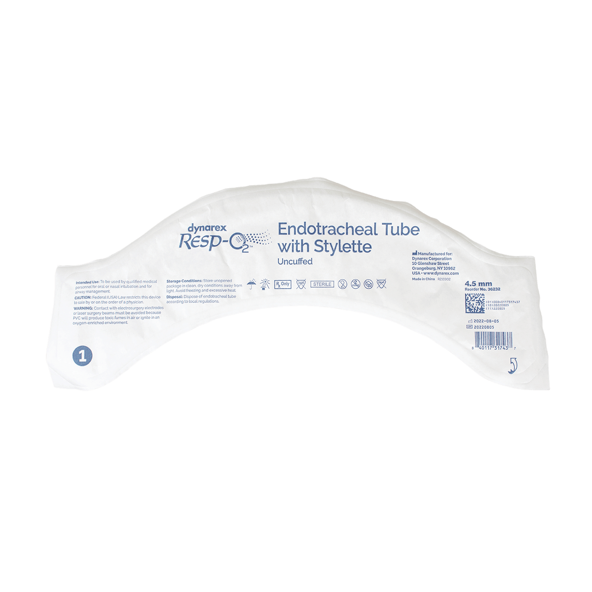 Endotracheal Tube - Uncuffed