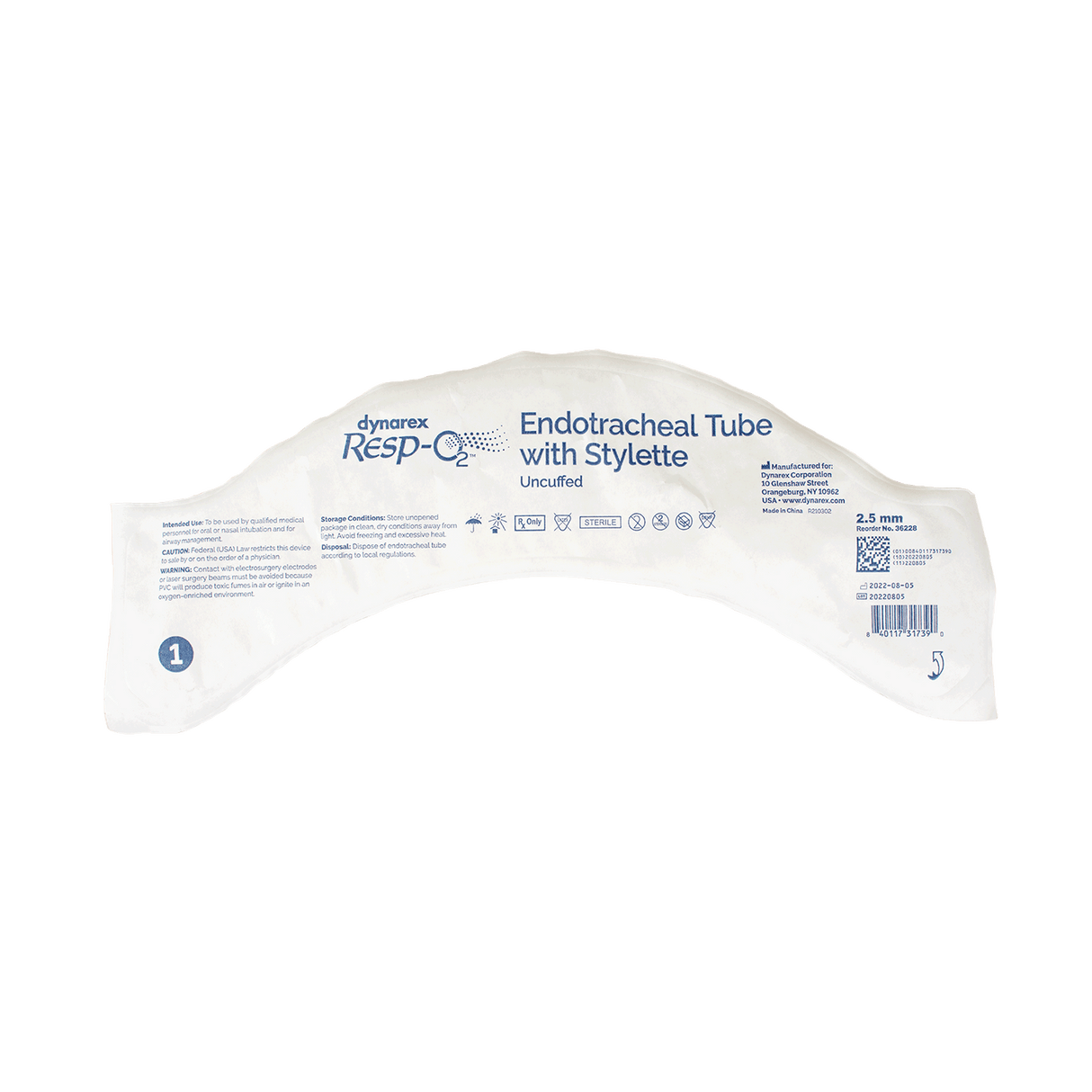 Endotracheal Tube - Uncuffed