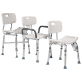 Shower Chair with Removable Back and Arms