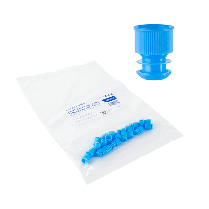 Flange Plug Caps for Test Tubes
