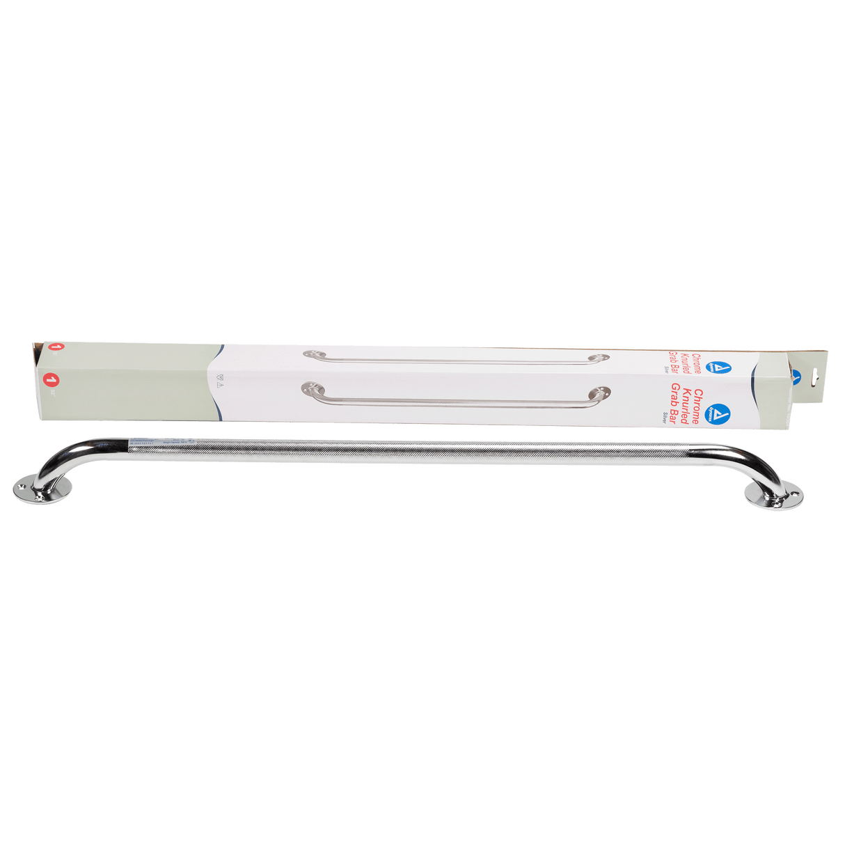 Chrome Knurled Grab Bars