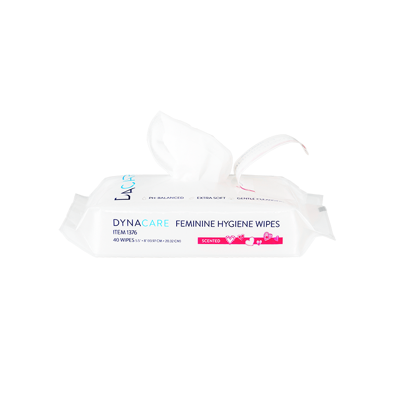 Feminine Hygiene Wipe Pack - 40 wipes per pack, 5.5" x 8"