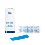 Blue Metal Detectable Woven Bandages