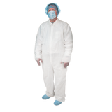 Disposable Coveralls — Universal Size, White