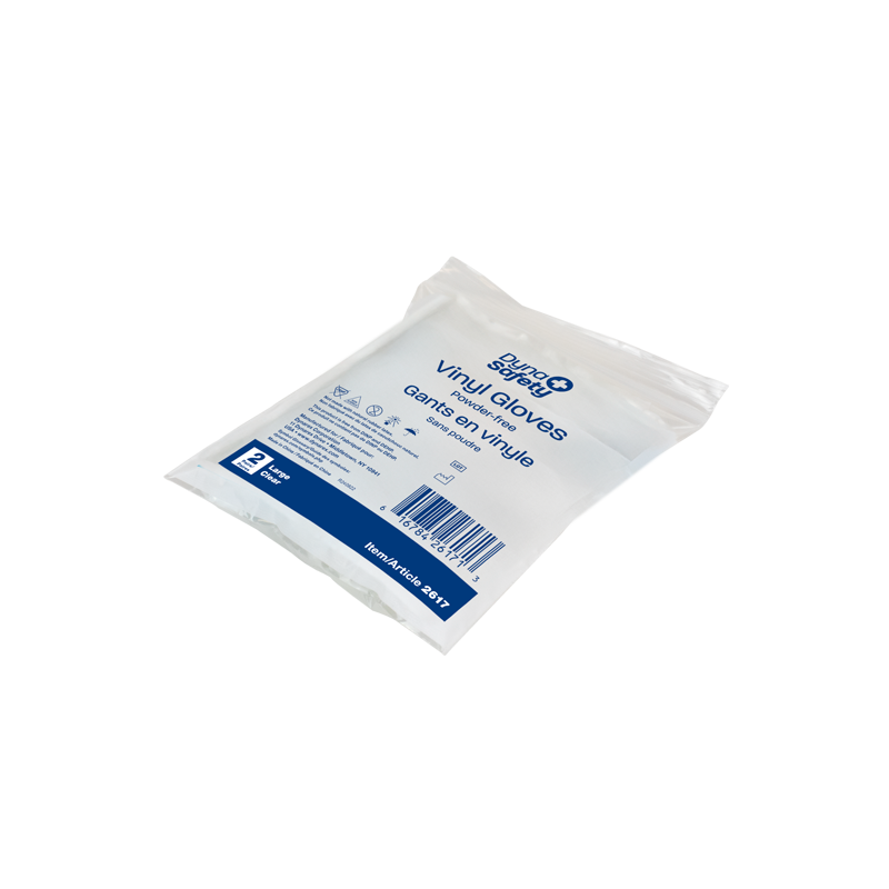 Vinyl Gloves in a Bag, Powder-Free