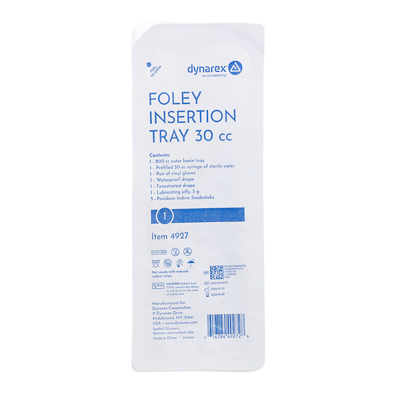 Foley Insertion Trays without Catheters