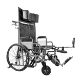 Bariatric Reclining Wheelchairs with Elevating Leg Rest