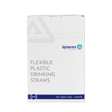 Flexible Plastic Drinking Straws 7 3/4in (Length)