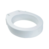 Elongated Raised Toilet Seat without Arms