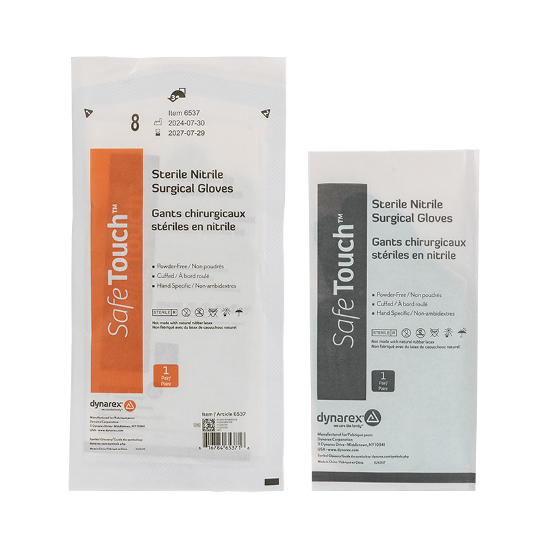 Sterile Nitrile Surgical Gloves, Powder-Free