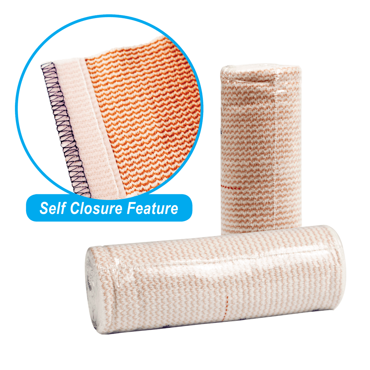 Elastic Bandages - Clip & Self Closure