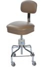 Square Seat Stool With Screw Shaft