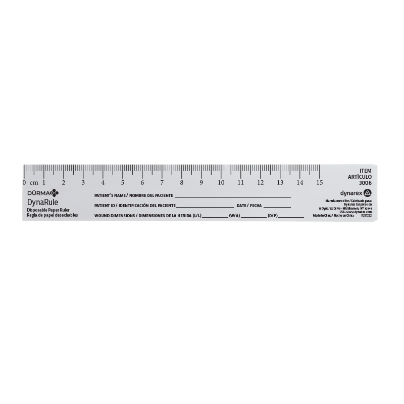 DynaRule™ Disposable Paper Ruler