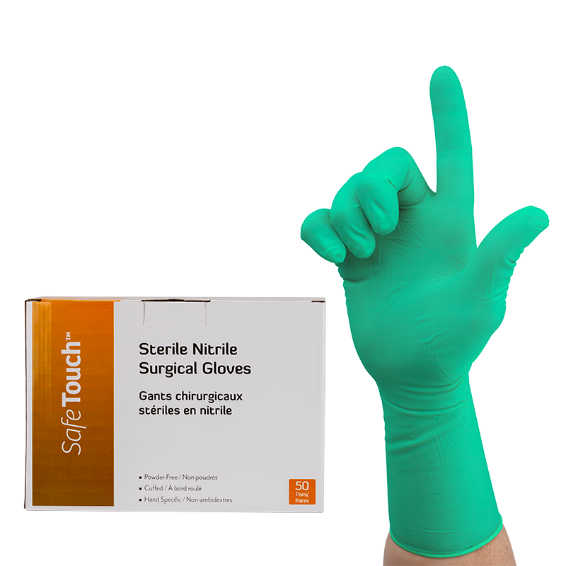 Sterile Nitrile Surgical Gloves, Powder-Free