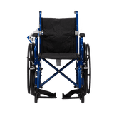 DynaRide™ Convertible Wheelchair with Detachable Desk Arm and Foot Rests — 18" x 16"