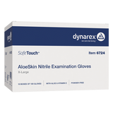 AloeSkin Nitrile Exam Gloves with Aloe, Powder-Free