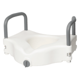 Locking Raised Toilet Seat with Arms