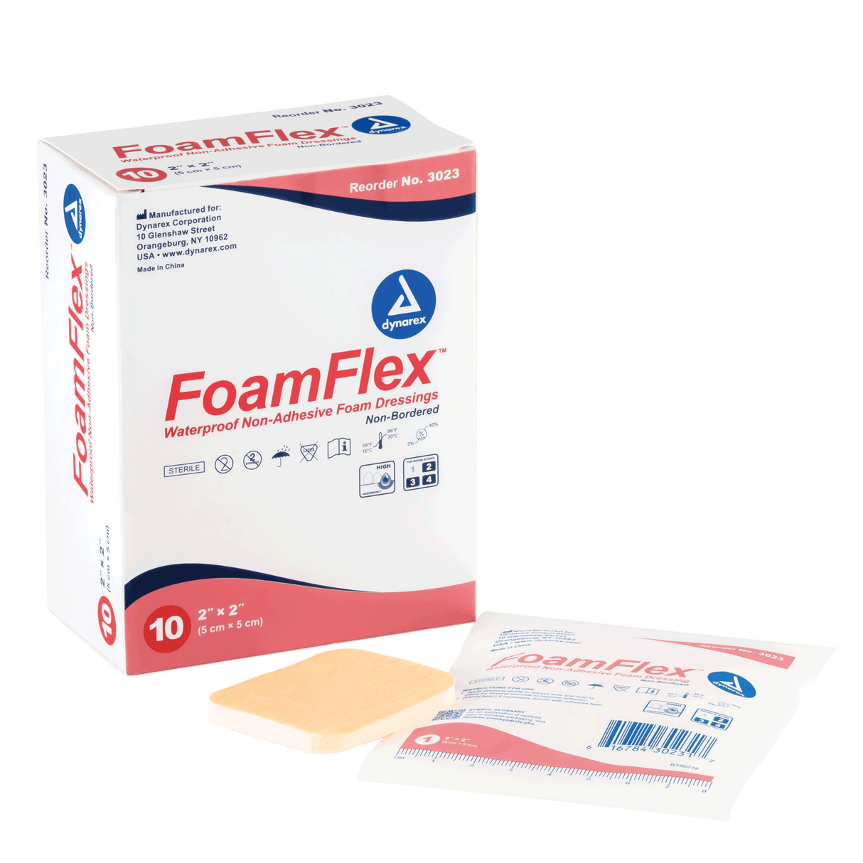 FoamFlex™ Non-Adhesive Waterproof Foam Dressings