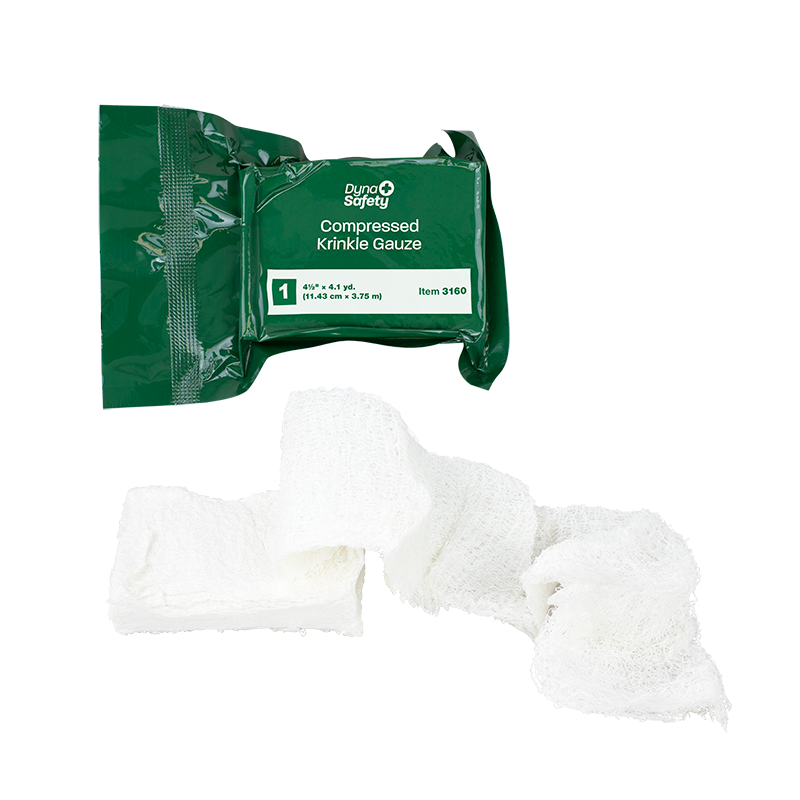 Compressed Bandages and Rolls