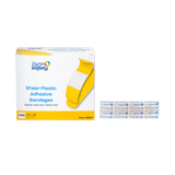 Sheer Plastic Adhesive Bandages — Sterile