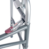 Bariatric Dual Release Folding Walker with Wheels