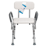 Shower Chair with Removable Back and Arms