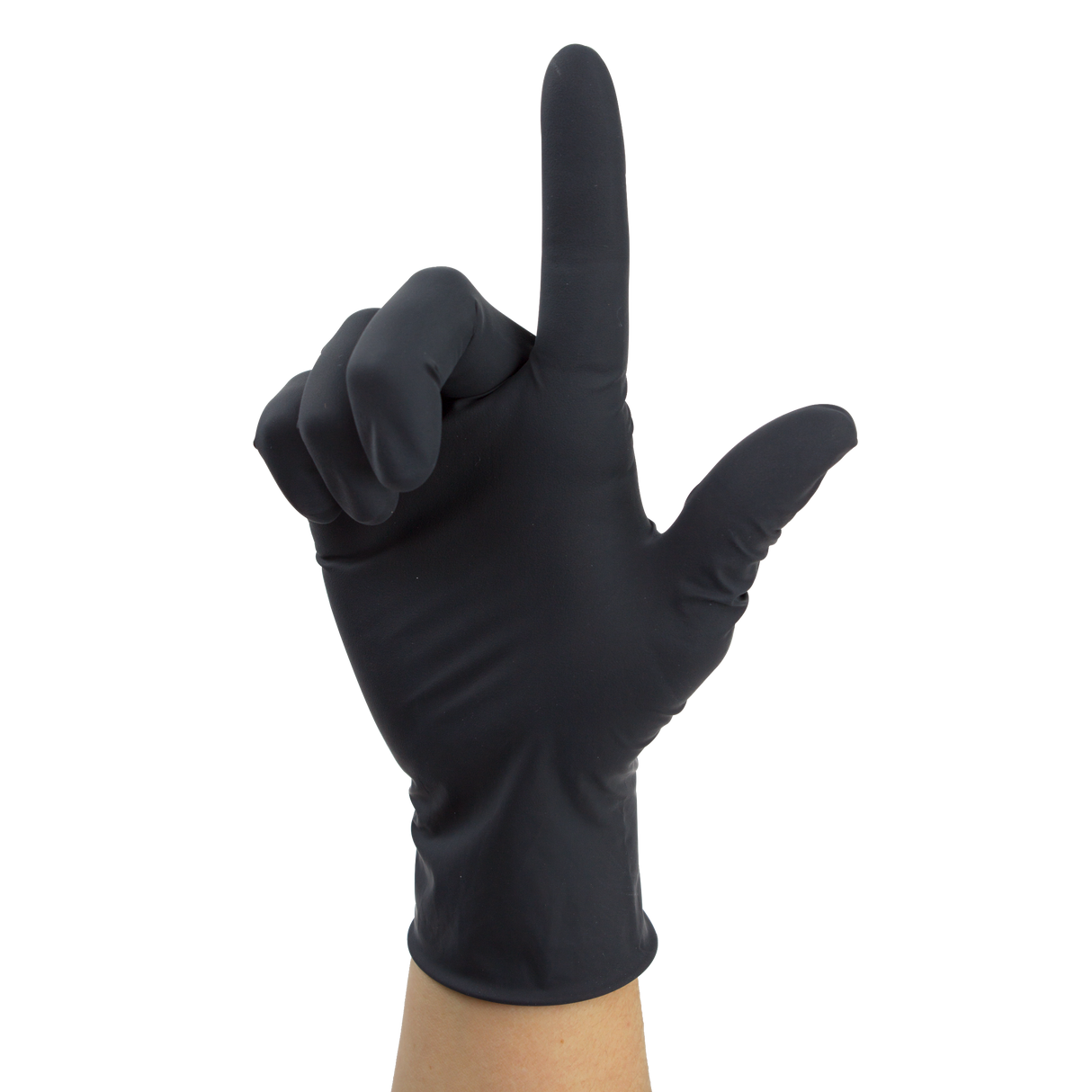 Black Arrow Latex Exam Gloves, Powder-Free