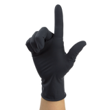 Black Arrow Latex Exam Gloves, Powder-Free