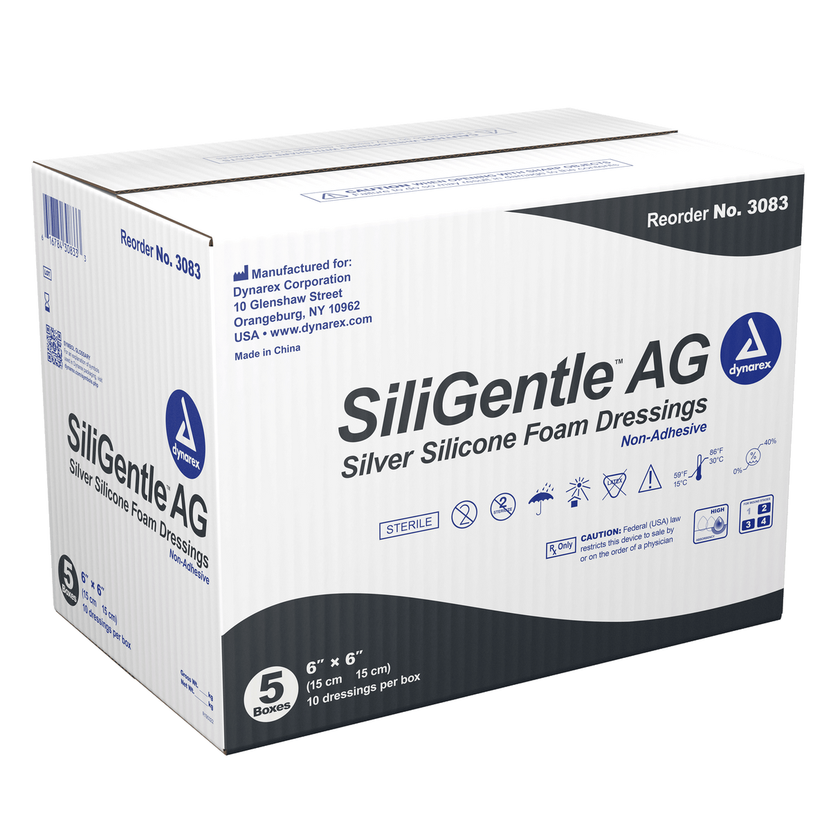 SiliGentle™ AG Silicone Foam Dressings