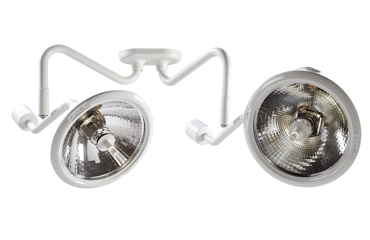 Ritter 255 LED Procedure Light,  9' Ceiling Dual Light